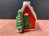 Christmas Santa Clause Tea Light Candle Holder Figurine