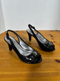 Anne Klein Black Slingback Heels Women’s Size 8.5M (F)