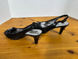 Anne Klein Black Slingback Heels Women’s Size 8.5M (F)