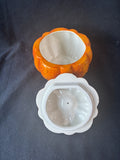 Pier 1 Pumpkin Dish With Lid