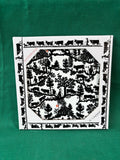 Swiss Alpine Mountain Scene Ceramic Tile