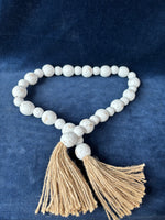 Pair Of Wooden Bead Garlands