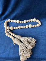 Pair Of Wooden Bead Garlands