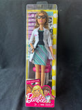 Mattel Barbie Careers Blonde Optometrist Eye Doctor Barbie W/ Glasses (A)