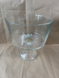 Clear Glass Trifle Dish
