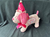 Birthday Girl Long Autograph Plush Stuffed Dog, Tag Still Attached