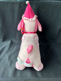 Birthday Girl Long Autograph Plush Stuffed Dog, Tag Still Attached