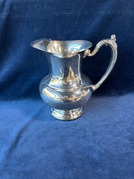 Oneida Silversmiths Silver Plate Water Pitcher