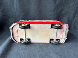 Tin Toy VW Bus Vintage With Surfboards On Roof
