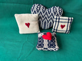 Pennsylvania Dutch Style Throw Pillows (4)(D)