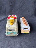 Lot Of 2 Small Toy Camper Buses