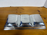 3-Compartment Metal Serving Tray