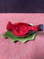 Yankee Candle Cardinal On Leaf Tea-light Holder