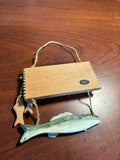 Wooden “If The Keys Are Missing I’ve Gone Fishin” Key Holder