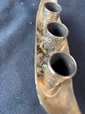 Silverplate Three-Light Gondola Centerpiece Candle Holder