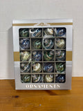 Set Of 20 Christopher Radko Shiny Brit’s Glass Ornaments, Appears Unopened (B)