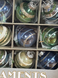 Set Of 20 Christopher Radko Shiny Brit’s Glass Ornaments, Appears Unopened (B)
