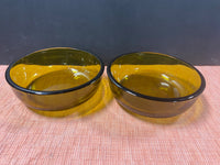 Pair Of Small Glass Bowls