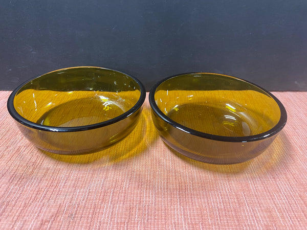 Pair Of Small Glass Bowls