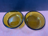 Pair Of Small Glass Bowls