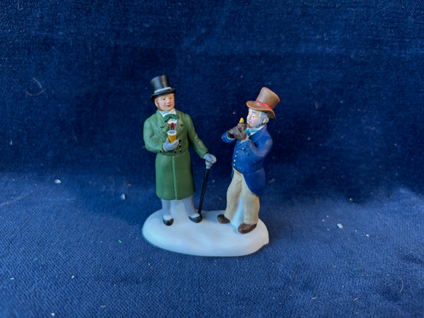 (D)Dept 56 “Pausing For A Leisurely Pipe” Figurine