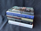 Biography & History Book Lot – Agatha Christie, Eleanor Roosevelt, Lady Bird Johnson, Churchill & More