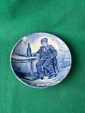 Boch Royal Sphinx Holland Le Vin Ordinaire Delft Blue Trinket Dish