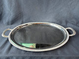 Mirrored Vanity Tray w/Handles