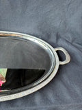 Mirrored Vanity Tray w/Handles