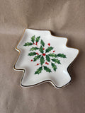 Lenox Christmas Tree Shaped Trinket Dish