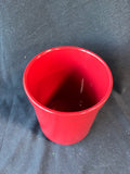 Sandra By Sandra Lee Red Ceramic Crock