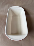 Ceramic Red Loaf Pan