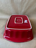 Ceramic Red Baking Pan