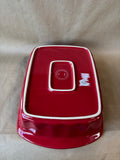 Ceramic Red Baking Pan