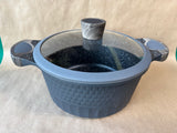D&W Deane & White  Premium Black Casserole Pot W/Lid