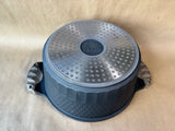 D&W Deane & White  Premium Black Casserole Pot W/Lid