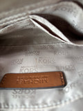 Michael Kors Brown Solid Logo Zip Wristlet Wallet *Read Description*