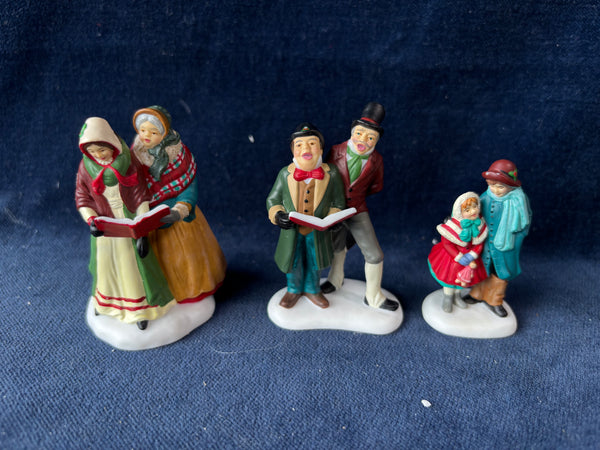 (R)Dept. 56 “ Christmas Carolers” 3 Piece Figurine Set