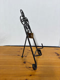Black Cast Iron Folding Easel