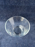 Set Of 7 Clear Flared Glass Dessert Salad Bowls