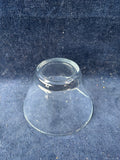 Set Of 7 Clear Flared Glass Dessert Salad Bowls