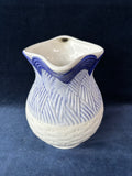 Ceramic White And Blue Pitcher- Made In Italy