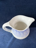 Ceramic White And Blue Pitcher- Made In Italy