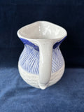 Ceramic White And Blue Pitcher- Made In Italy