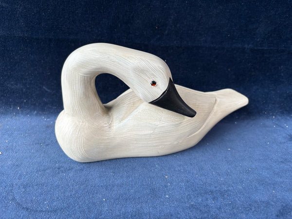 Resting swan 1987 The Boyds Collection Signed By B. Ogburn