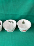 Set Of 4 Modern Southern Home Christmas Faith, Peace, Family & Love Bowls