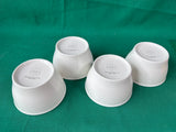 Set Of 4 Modern Southern Home Christmas Faith, Peace, Family & Love Bowls
