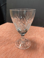 Set Of 4 Edinburgh Cut Crystal Water Goblets