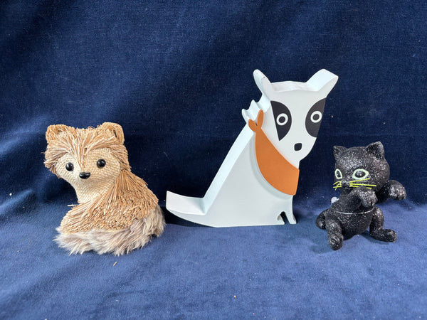 Animal Decor Figurine Lot (3)