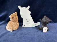 Animal Decor Figurine Lot (3)